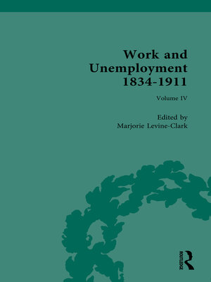 cover image of Work and Unemployment 1834-1911